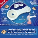 8010170 / 英國Monkey spanker-無限快感Vibro男用震動自慰器
