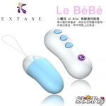 8160128 / 台灣Extase*LE Bébé / 小寶貝USB充電精緻無線遙控跳蛋(藍)
