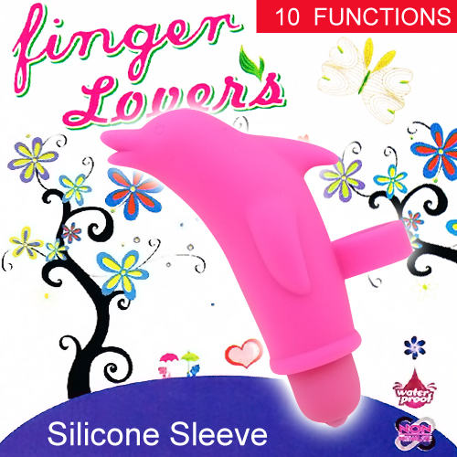 限定促銷＊Finger Lover 10段變頻防水海豚造型手指情人